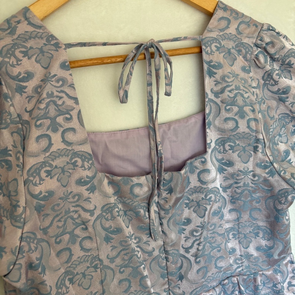 Dangerfield purple blue mini dress size 16 - Picture 6 of 10